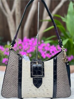 NWT Brahmin Esme Multi Figaro Melbourne Purse